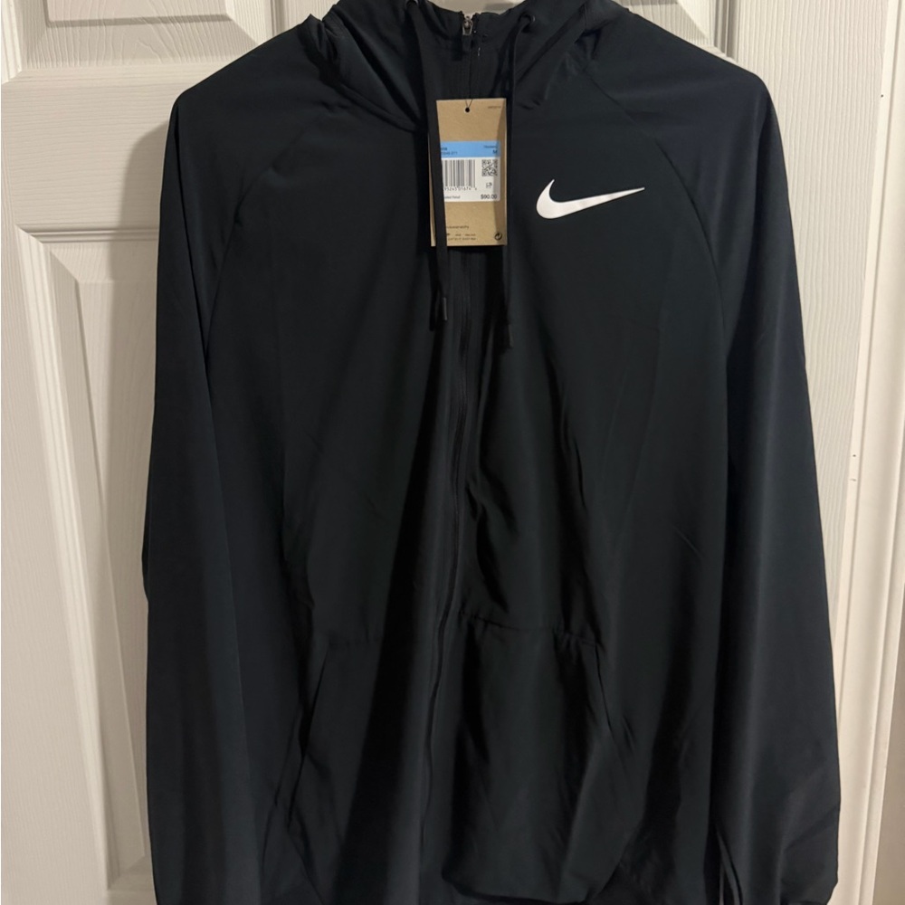 Nike Men's Black Windbreaker Jacket